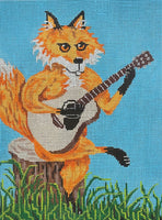 Fox Playing Guitar
