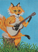 Fox Playing Guitar
