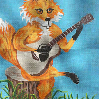 Fox Playing Guitar