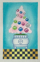 Pink Christmas Tree Topiary
