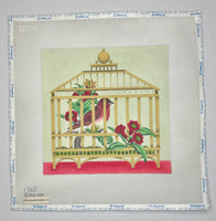 Red Bird Cage
