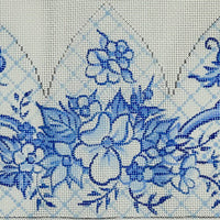 Blue and White Dimensional
