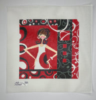 Flirty Girl Collage Red/Black
