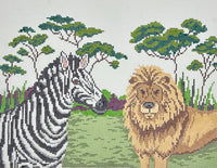 Lion & Zebra
