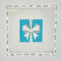 White Bow Square Insert