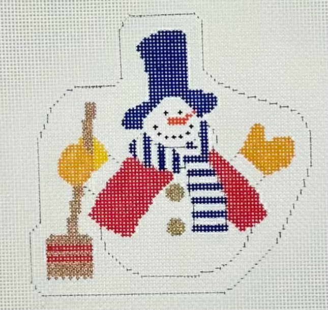 Squatty Snowman with stitch guide