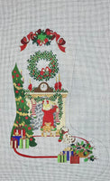 Girl at the Mantle Stocking
