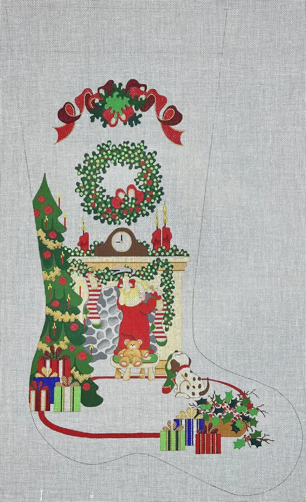 Girl at the Mantle Stocking