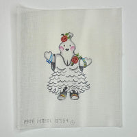 Ghost Girl with Ruffled Dress