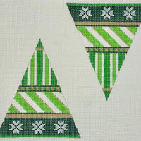 Medium Green Tree, 2 sided with stitch guide