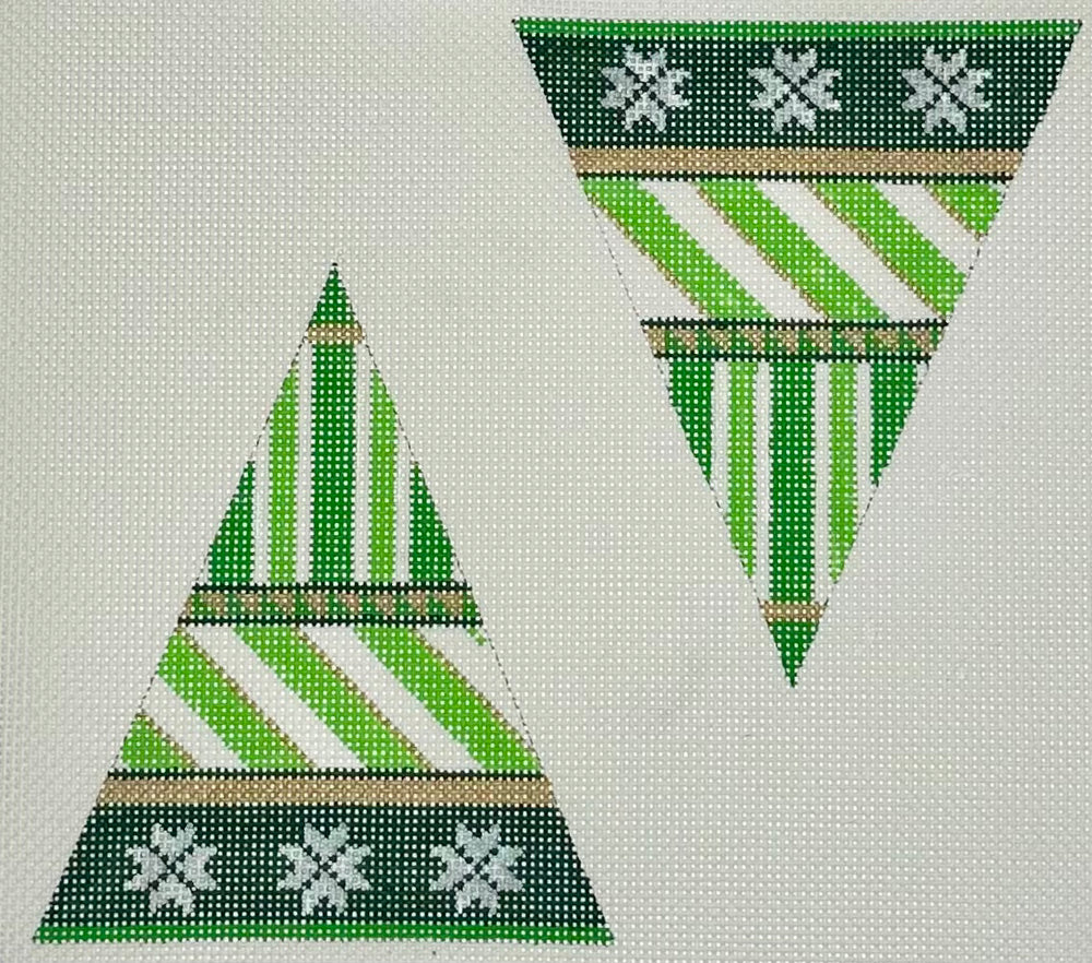 Medium Green Tree, 2 sided with stitch guide