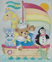 Sailing Friends Birth Announcement
