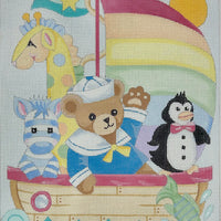 Sailing Friends Birth Announcement