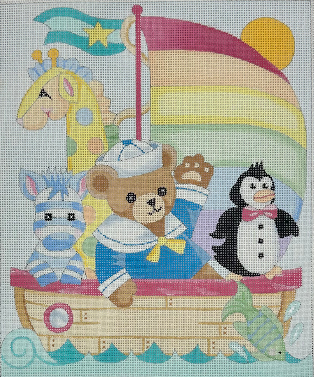 Sailing Friends Birth Announcement