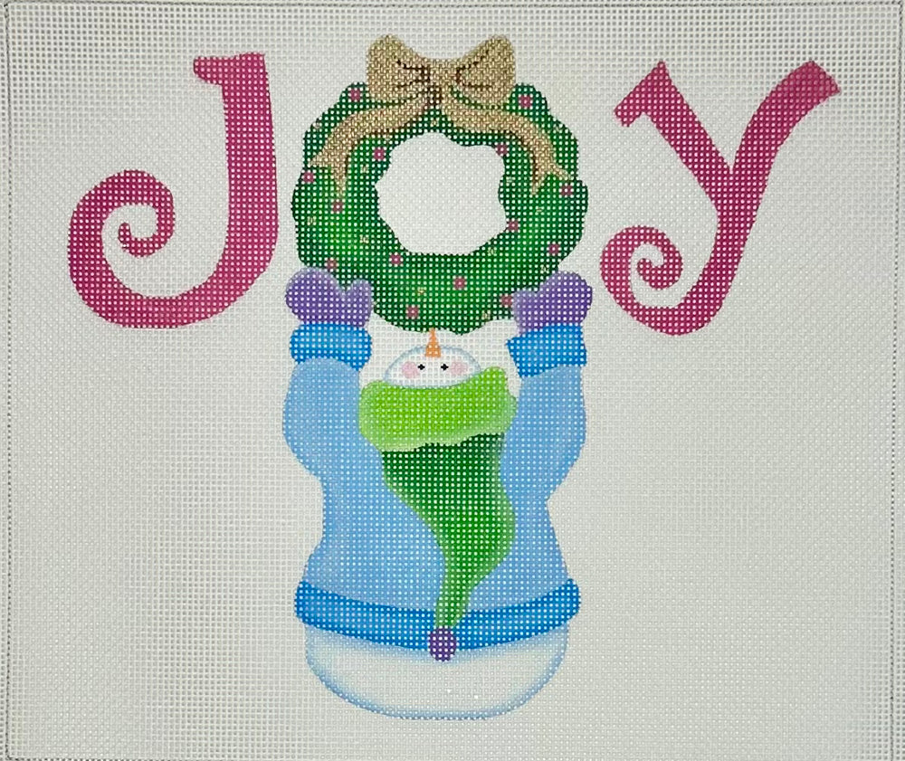 Joy Wreath Snowman