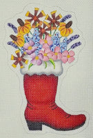 Christmas Boot - Wildflowers
