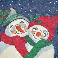 Snow Couple Pillow