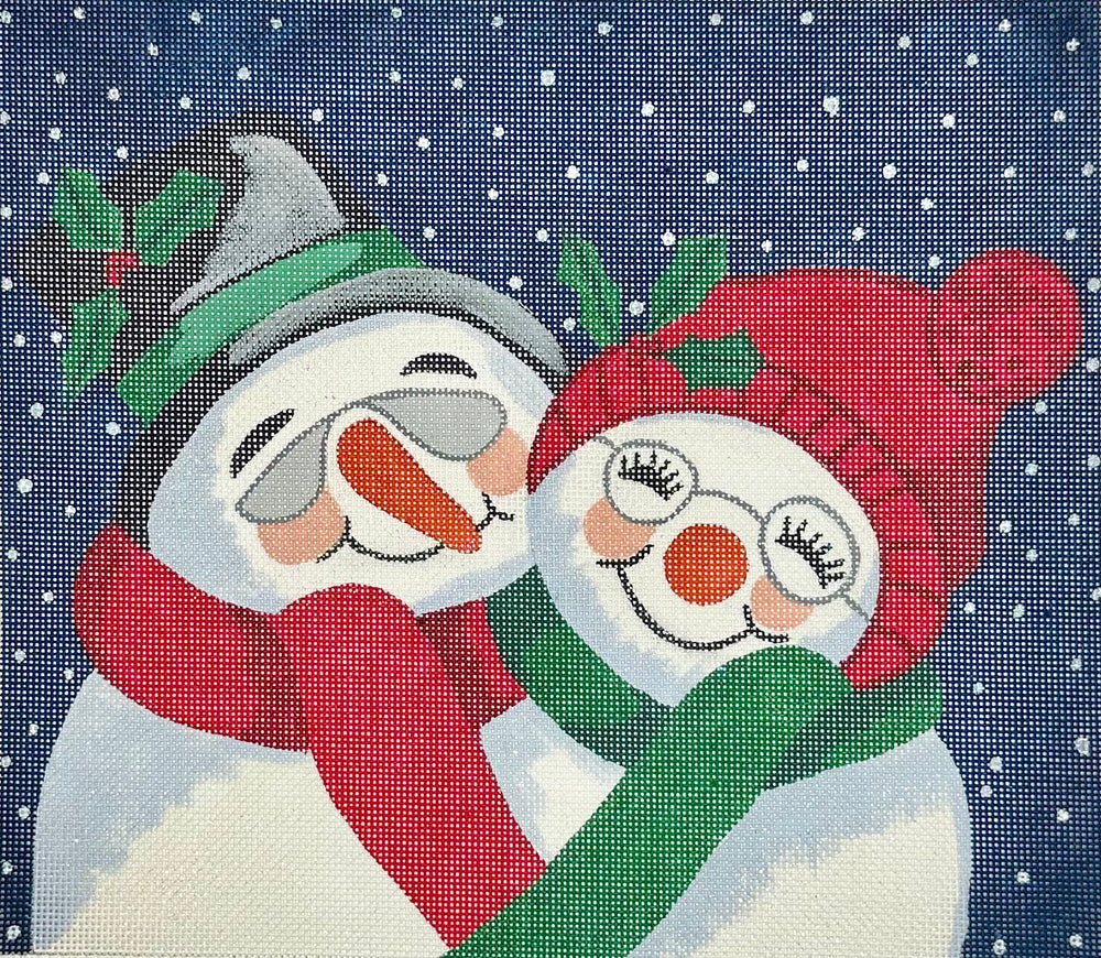 Snow Couple Pillow