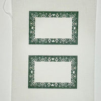 Snowflake Holiday Place Cards