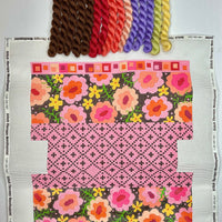 Girly Girl Makeup Bag with threads