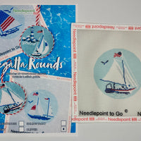 Regatta Round - Clipper (print) with stitch guide