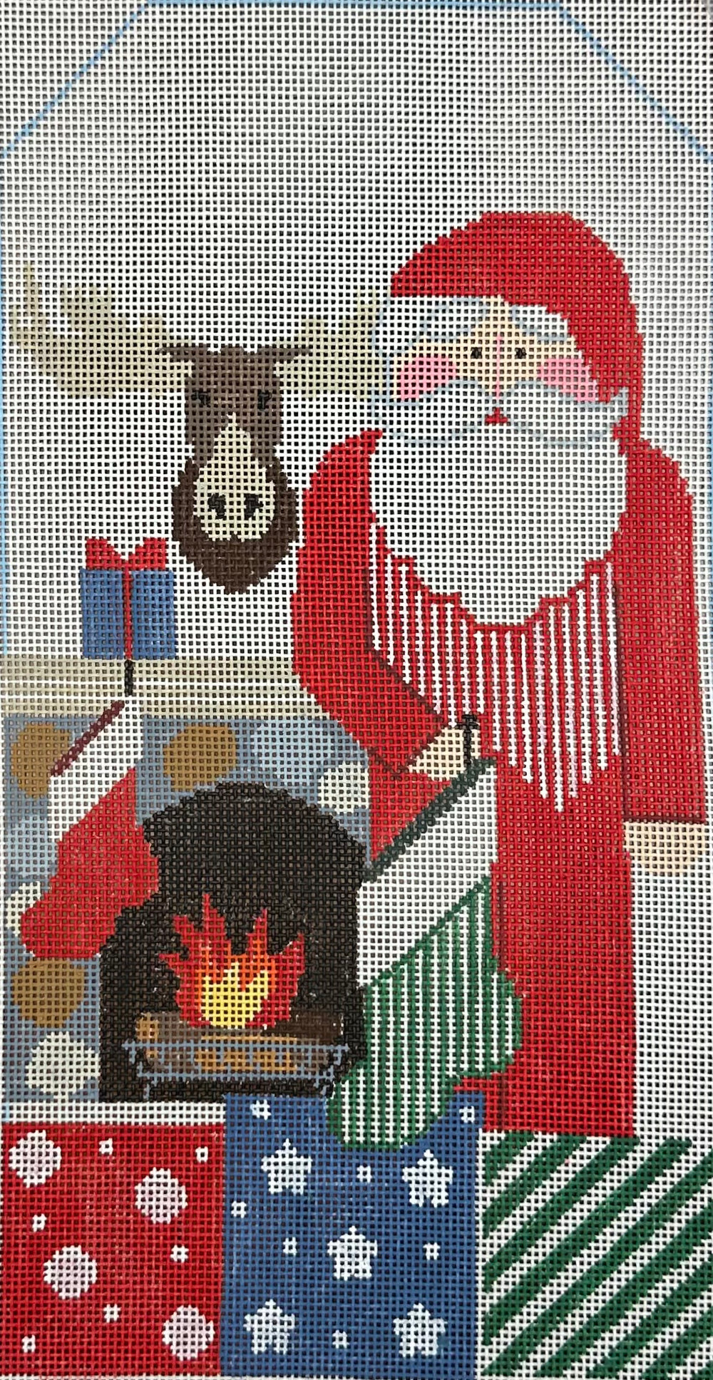 Stockings Santa with stitch guide