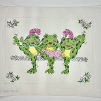 Three Dancing Frogs