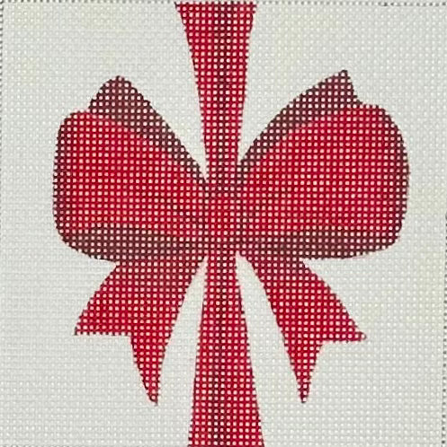 Red Bow Square Insert