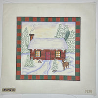 Snowy Cabin