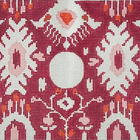Ikat Clutch - Red