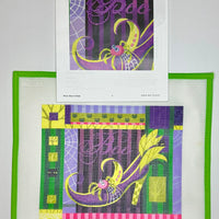 Witch Shoe Collage with stitch guide