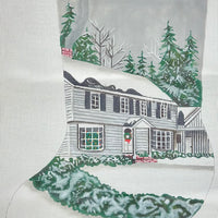 Snowy House Stocking