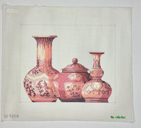 Trio of Red Vases
