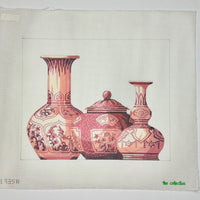 Trio of Red Vases