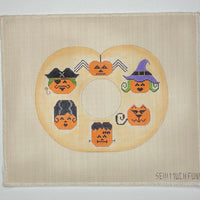 Pumpkin Wreath with stitch guide
