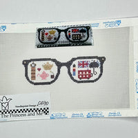 London Vacation Glasses with stitch guide