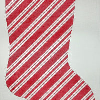 Red/White Striped Stocking