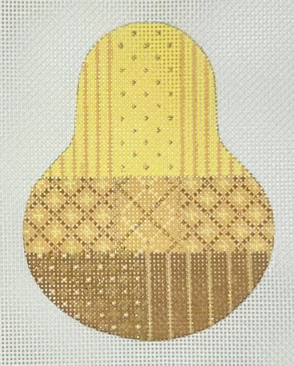Golden Bosc Pear Sampler with stitch guide