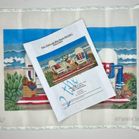 Red, White & Blue Beach with stitch guide