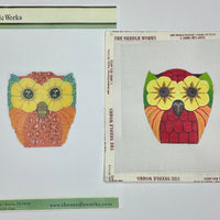 Owl with stitch guide