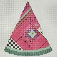 Quilted Watermelon with stitch guide