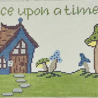Once Upon a Time Pillow - Blue
