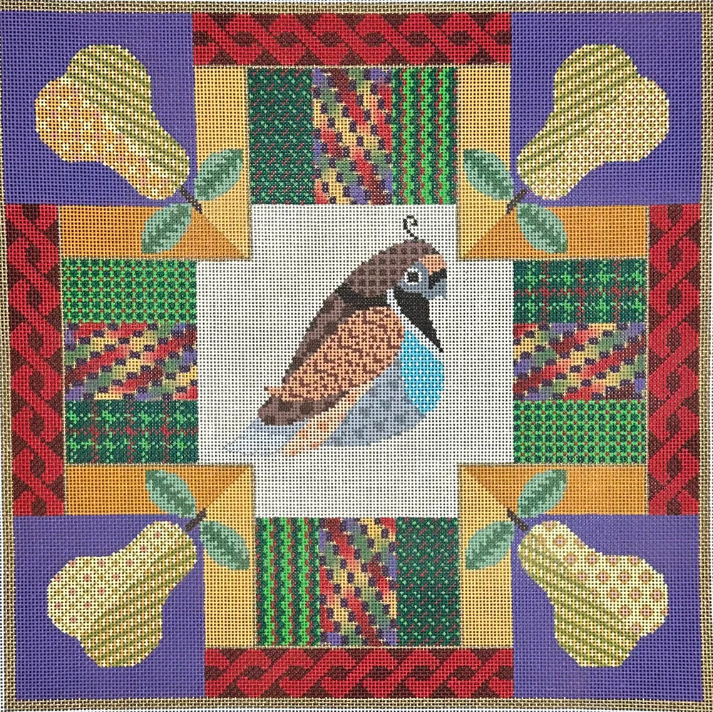 Partridge and Pears Quilt