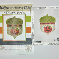 Mr Jack O'Lantern Acorn with stitch guide