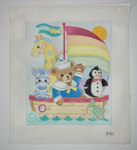 Sailing Friends Birth Announcement