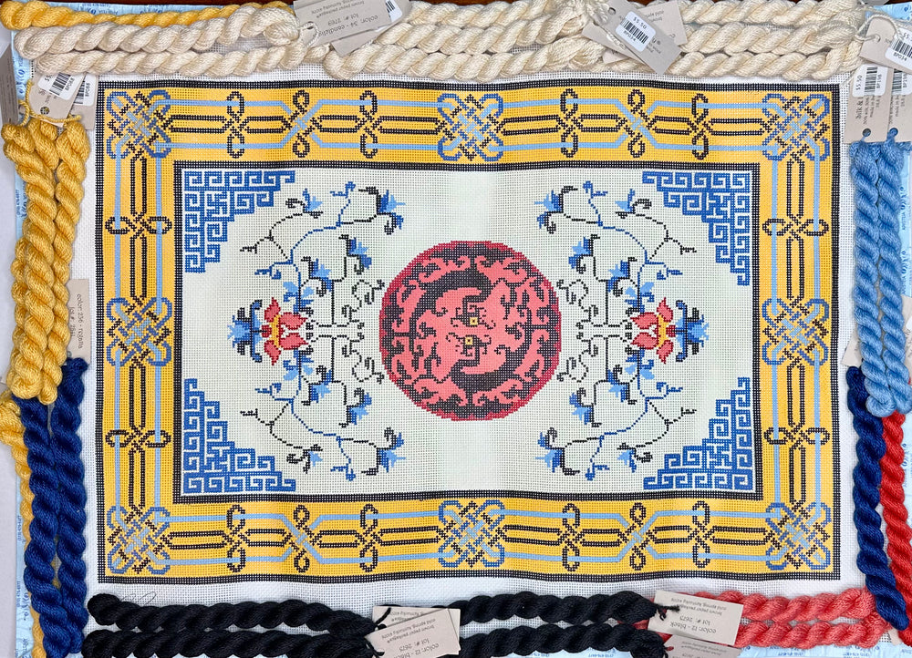 Oriental Wall Hanging with threads
