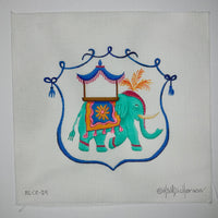 Monogram Crest - Elephant w/Howdah Chair