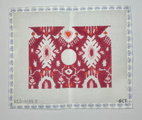 Ikat Clutch - Red
