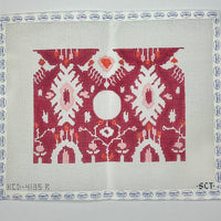 Ikat Clutch - Red
