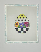 Black & White Egg-Pansies
